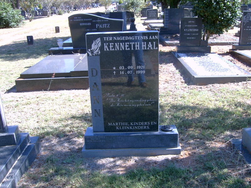 DANN Kenneth Hal 1921-1999