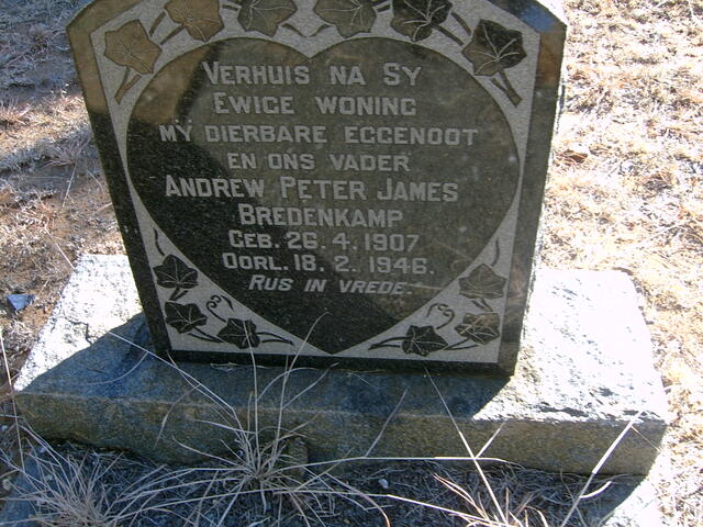 BREDENKAMP Andrew Peter James 1907-1946