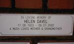 DAVEL Helen 1923-2002