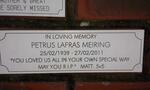 MEIRING Petrus Lafras 1939-2011