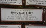 KIMBER Edward Keith 1933-2006