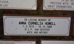 HOWELL Anna Cornelia 1915-1988