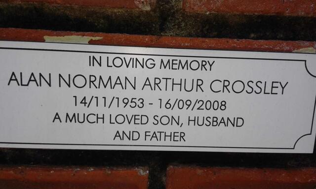 CROSSLEY Alan Norman Arthur 1953-2008