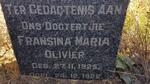 OLIVIER Fransina Maria 1925-1926