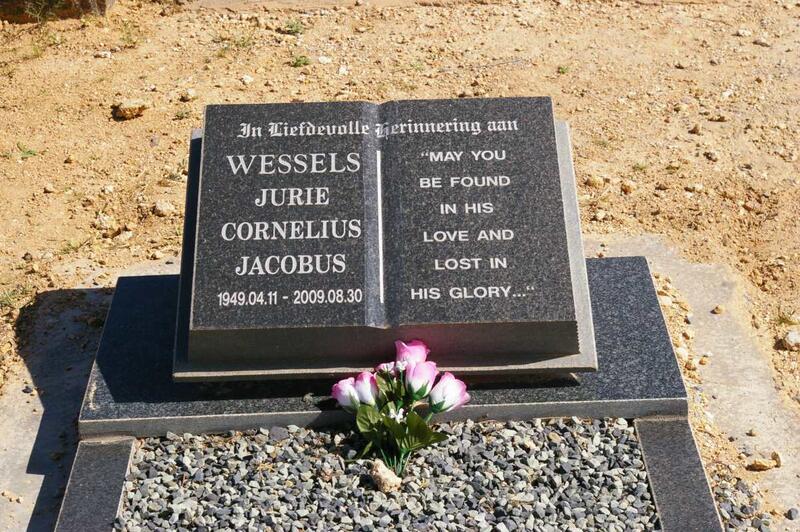 WESSELS Jurie Cornelius Jacobus 1949-2009