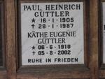 GUTTLER Paul Heinrich 1905-1987 & Kathe Eugenie 1910-2002