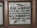 NEL Elias Albertus 1921-1989 :: CROUS M.S. 1924-1993