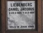 LIEBENBERG Daniel Jacobus 1925-1989