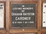 GARDNER Graham Hayston 1928-1989