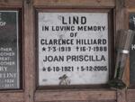 LIND Clarence Hilliard 1919-1988 & Joan Priscilla 1921-2005
