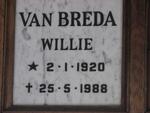 BREDA Willie, van 1920-1988