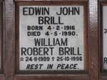 BRILL William Robert 1909-1996 :: BRILL Edwin John 1916-1990