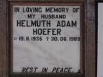 HOEFER Helmuth Adam 1935-1989