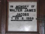JACOBS Walter James 1930-1988