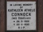 CONNOCK Kathleen Athele nee DOUGLAS 1902-1990