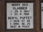 PUFFET Beryl 1928-1990 :: SLABBER Mary Iris 1943-1990