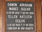 OGILVIE Damon Abraham Maree 1932-1990 & Ellen Katleen 1928-1994