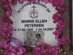 PETERSEN Minnie Ellen 1920-2007
