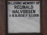 HALVORSEN Reginald 1932-1991