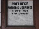 ROELOFSE Frederik Johannes 1938-1990