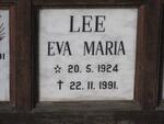 LEE Eva Maria 1924-1991