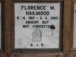HAILWOOD Florence M. 1917-1992