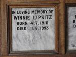 LIPSITZ Winnie 1910-1993