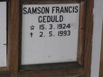 GEDULD Samson Francis 1924-1993
