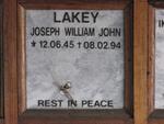 LAKEY Joseph William John 1945-1994