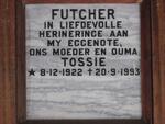 FUTCHER Tossie 1922-1993