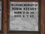 KEEVES Robin 1928-1993