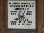 MOODALY Dennis Nathan 1923-1994 :: MOODALY Eric 1923-1997