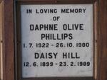 PHILLIPS Daphne Olive 1922-1980 :: HILL Daisy 1899-1989