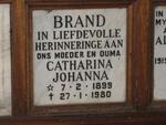 BRAND Catharina Johanna 1899-1980