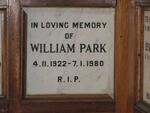 PARK William 1922-1980