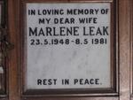 LEAK Marlene 1948-1981