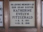 FITZGERALD Katherine Evelyn 1911-1981