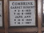 COMBRINK Garnet Robert 1921-1982 & Jane Ann 1925-1987