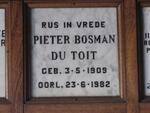TOIT Pieter Bosman, du 1909-1982