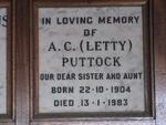 PUTTOCK A.C. 1904-1983