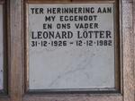 LOTTER Leonard 1926-1982