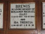 BREWIS Benjamin Michael 1907-1982 & Ida Theresa 1907-1991