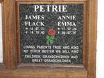 PETRIE James Flack 1923-1983 & Annie Emma 1924-2007