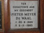 WAAL Pieter Meyer, de 1909-1983