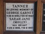 TANNER George Garnet 1894-1983 & Sarah Jane BRYANT 1895-1987