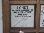 LONDT Daniel John Robert 1967-1984