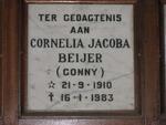 BEIJER Cornelia Jacoba 1910-1983