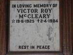 McCLEARY Victor Roy 1925-1984