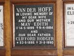 HOFF Clifford Rodger, van der 1895-1990 & May Edith 1899-1984