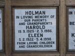 HOLMAN Harold 1925-1986 & Eleen 1922-1998